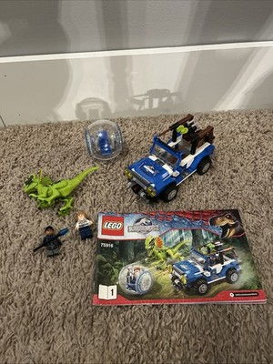 LEGO Jurassic World: Dilophosaurus Ambush (75916) 100% Complete No Box
