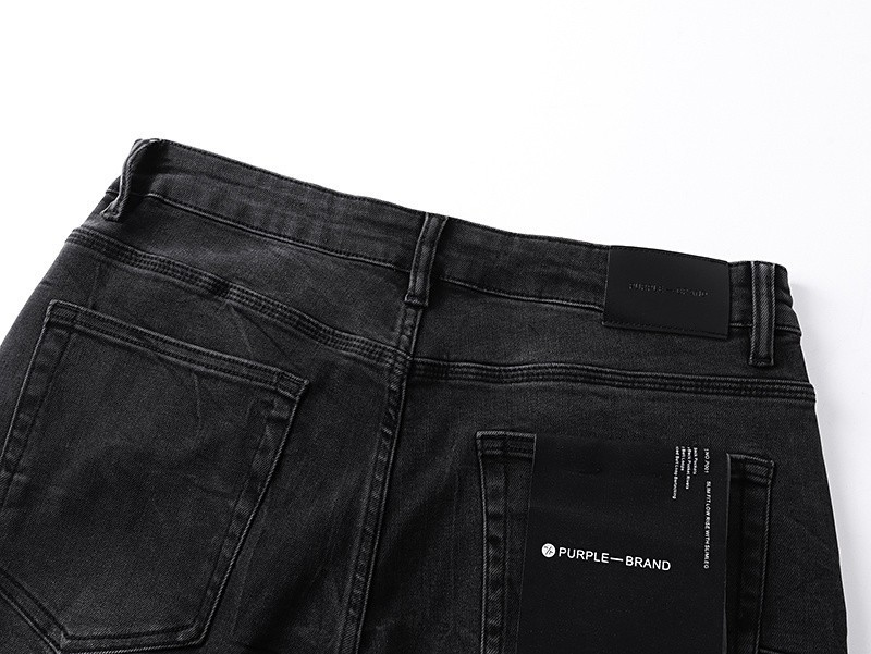 Black Purple Brand Multicolor Splash-ink Painting Pants Fashion