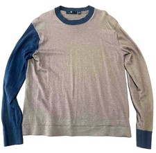 UNIQLO +J 100% Cashmere Knit Sweater M Brown Navy Jil Sander Used