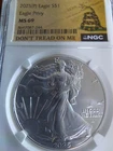 2025(P) ASE Eagle Privy MS69 NGC Don't Tread on Me label