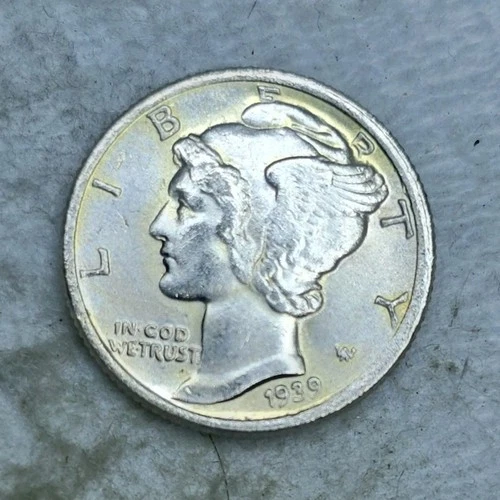 1939 Mercury Dime 10C Silver Circulated US Coin Business Strike
