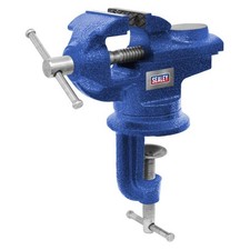 50mm Portable Bench and Table Vice with 360° Swivel Base