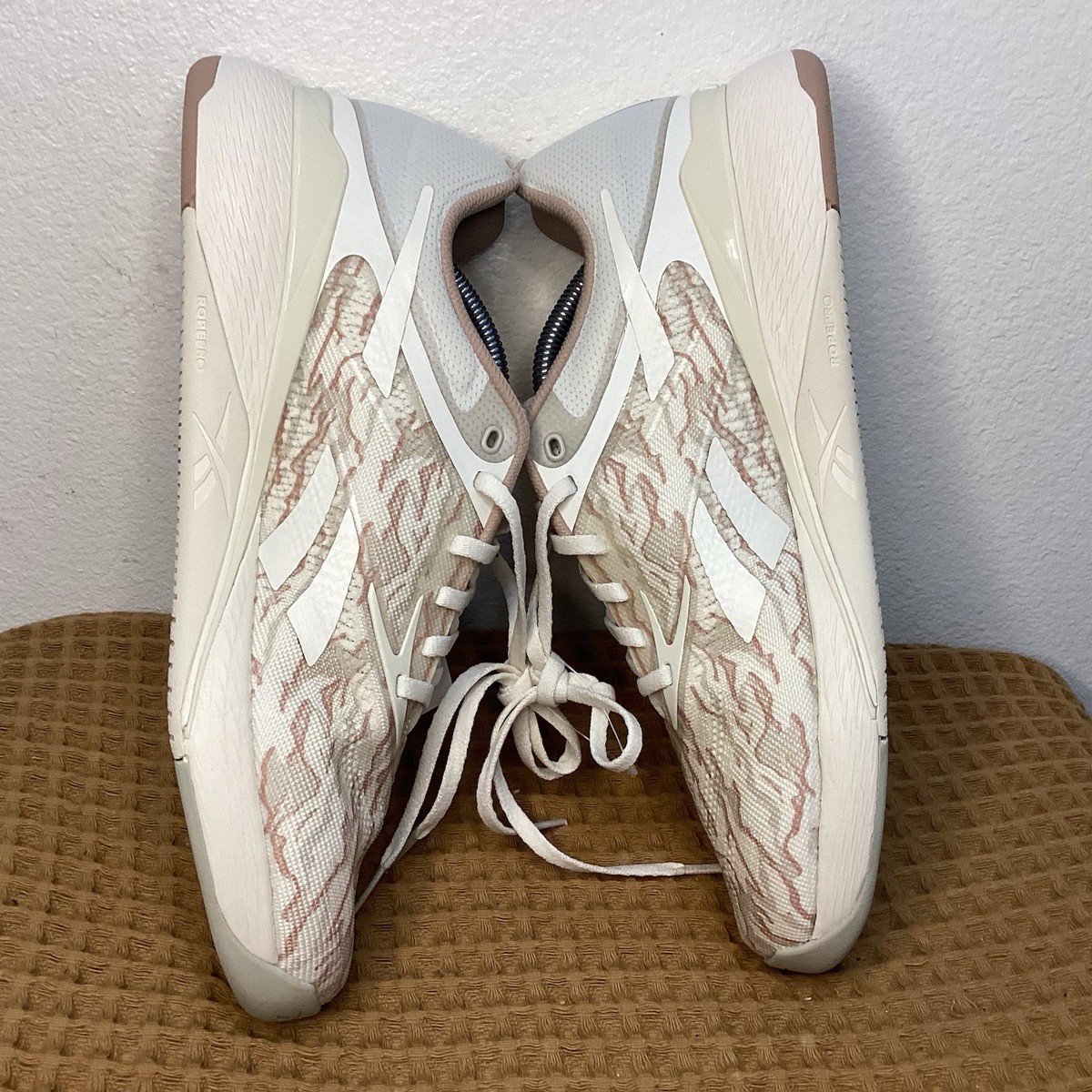 RARE New Reebok Nano X5 Sand Tan Mens Sz 11 CrossFit Training Workout Shoes Reebok Mens Nano X5 Sand Tan Training Sneakers main image 3
