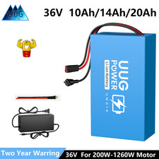 36V 10Ah/14Ah/20Ah Battery Lithium Ebike For 200W-1260W Motor Electric Bicycle