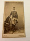 Civil War CDV Union Cavalry Soldier 2nd Mass Cav Regimental Grouping