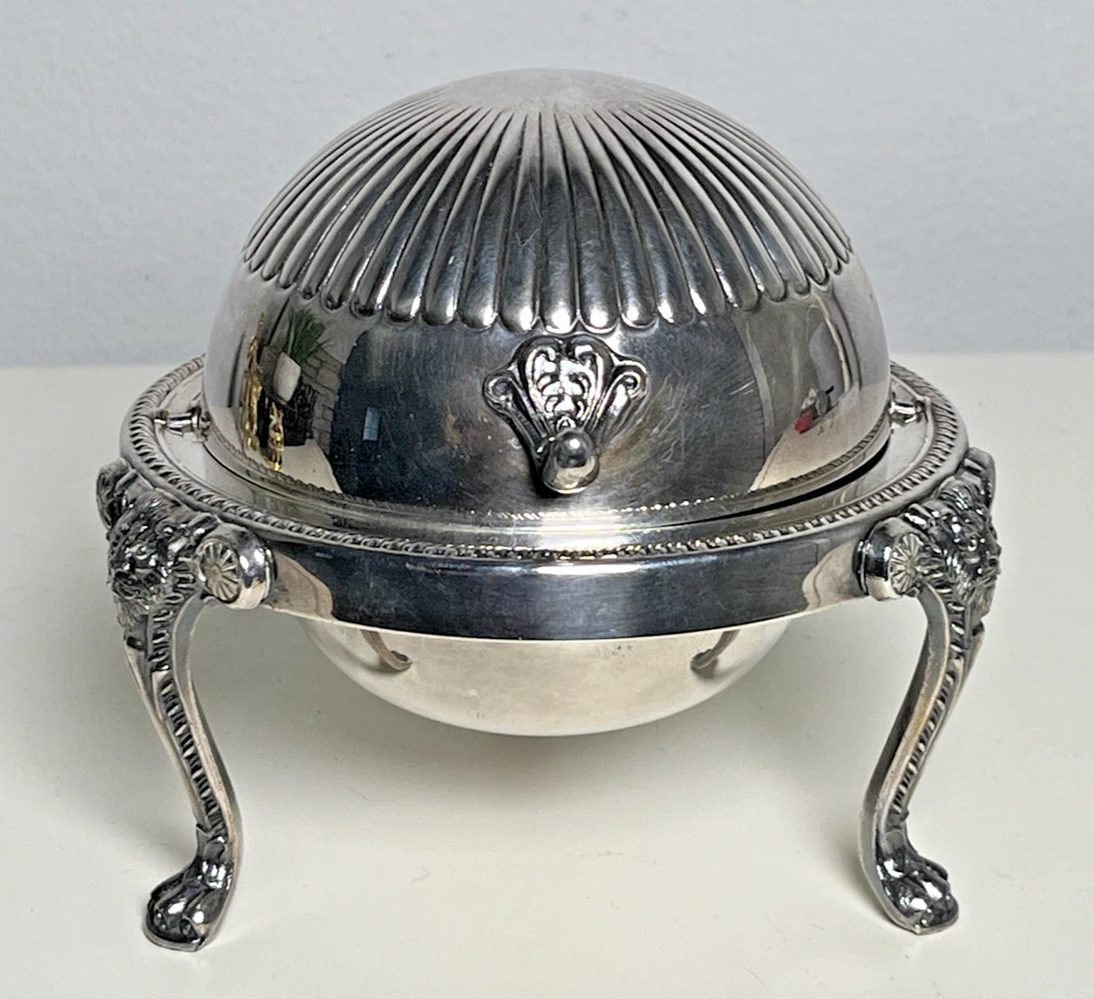 Wm. Rogers & Son Antique US Silver-Plated Butter Dishes for sale