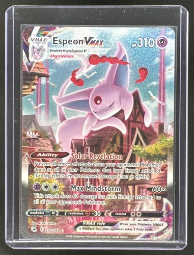 2021 Pokemon Sword & Shield Fusion Strike Espeon VMAX 270/264 - DAL