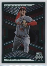 2023 Panini Elite Extra Edition Green Status 376/499 Jason Savacool #22 19h2