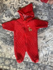 Vintage little me 3m Christmas Baby one piece