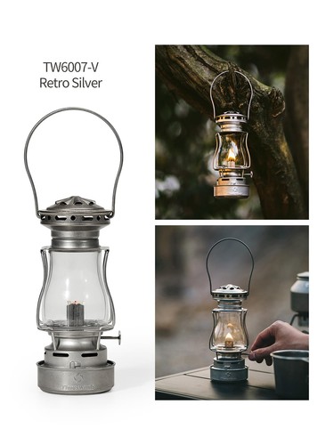 Vintage Oil Lantern, Waterproof Fuel Lantern with Carry Handle, for Outdoor C... - Picture 4 of 9