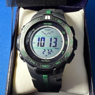 CASIO PRO TREK PRW S3100 Solar Triple Sensor Ver3 Box and Manual Japan