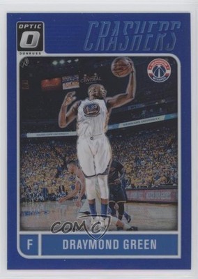 2016-17 Panini Donruss Optic Crashers Blue Prizm 21/49 Draymond Green #13 no9