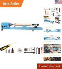 Mini Tornio per Legno Professionale con Istruzioni Facile da Usare - Capacità 11 Pollici