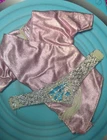Vtg Hasbro JEM AND THE HOLOGRAMS Clothes ORIGINAL METALLIC DRESS w/ BELT