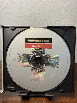 Rammstein - Live Aus Berlin (CD, 2000) German Metal Disc Only Needs Refurbished