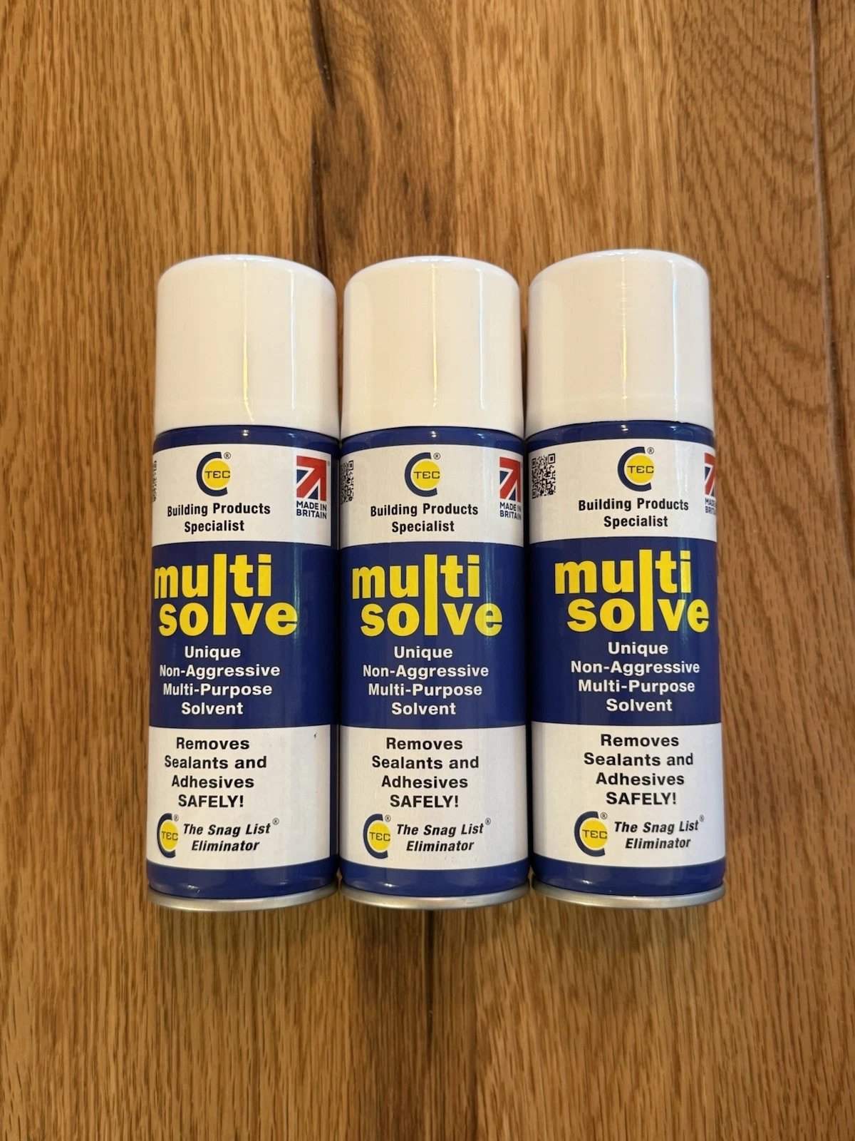 3x 200ml CTEC Multisolve Multi-Purpose Solvent Cleaner CT1 Remover Spray - New 2