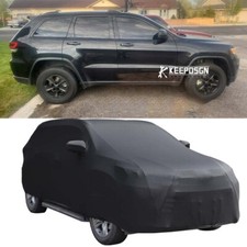 For Jeep Grand Cherokee Satin Stretch Indoor Car Cover Scratch Dustproof For Jeep Grand Cherokee Satin Stretch Indoor Car Cover Scratch Dustproof