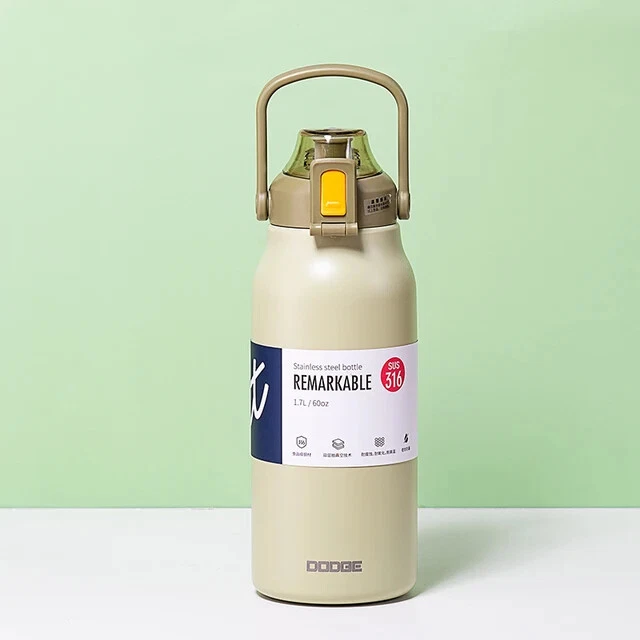 Tumbler Thermo Bottle Large Capacity With Straw Stainless Steel Vacuum Flask Gym
