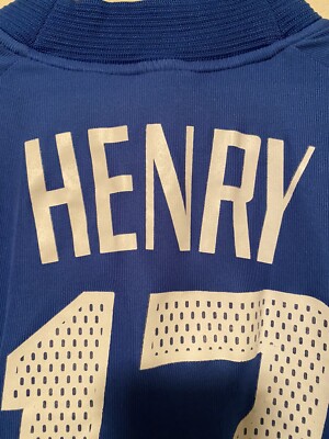 Vintage 2002 World Cup Adidas France Blue Home Jersey Thierry