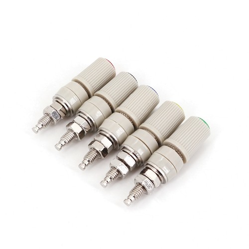 10Pcs 5 Colors Brass M5 Type 4mm Banana Female Jack Test Socket Binding Post - Picture 4 of 6