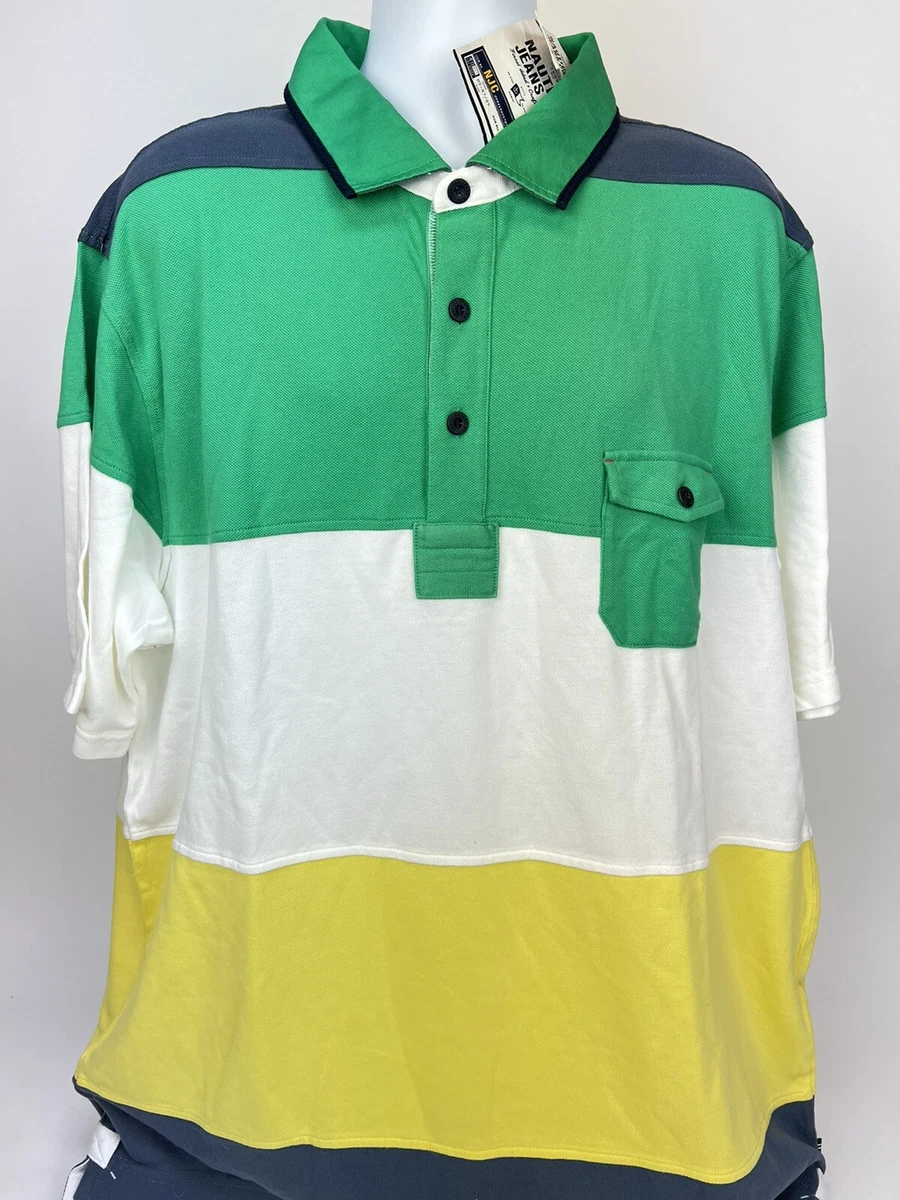Nautica color top block polo