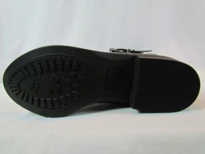 NIB Style & Co Gray Knee High Low Heel Side Zipper W/ Two Buckles