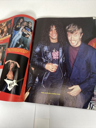 RIP MAGAZINE OCTOBER 1990 - POISON, RATT, SLAUGHTER, THE CULT, BOWIE, WINGER - Picture 16 of 16