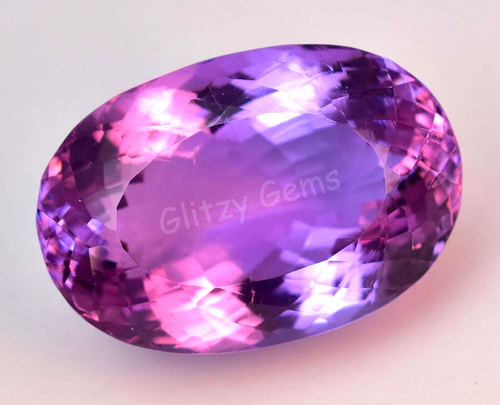 Flawless Lab-Created Alexandrite Big Oval 116.95 Ct Certified Loose Gemstone - Picture 7 of 8