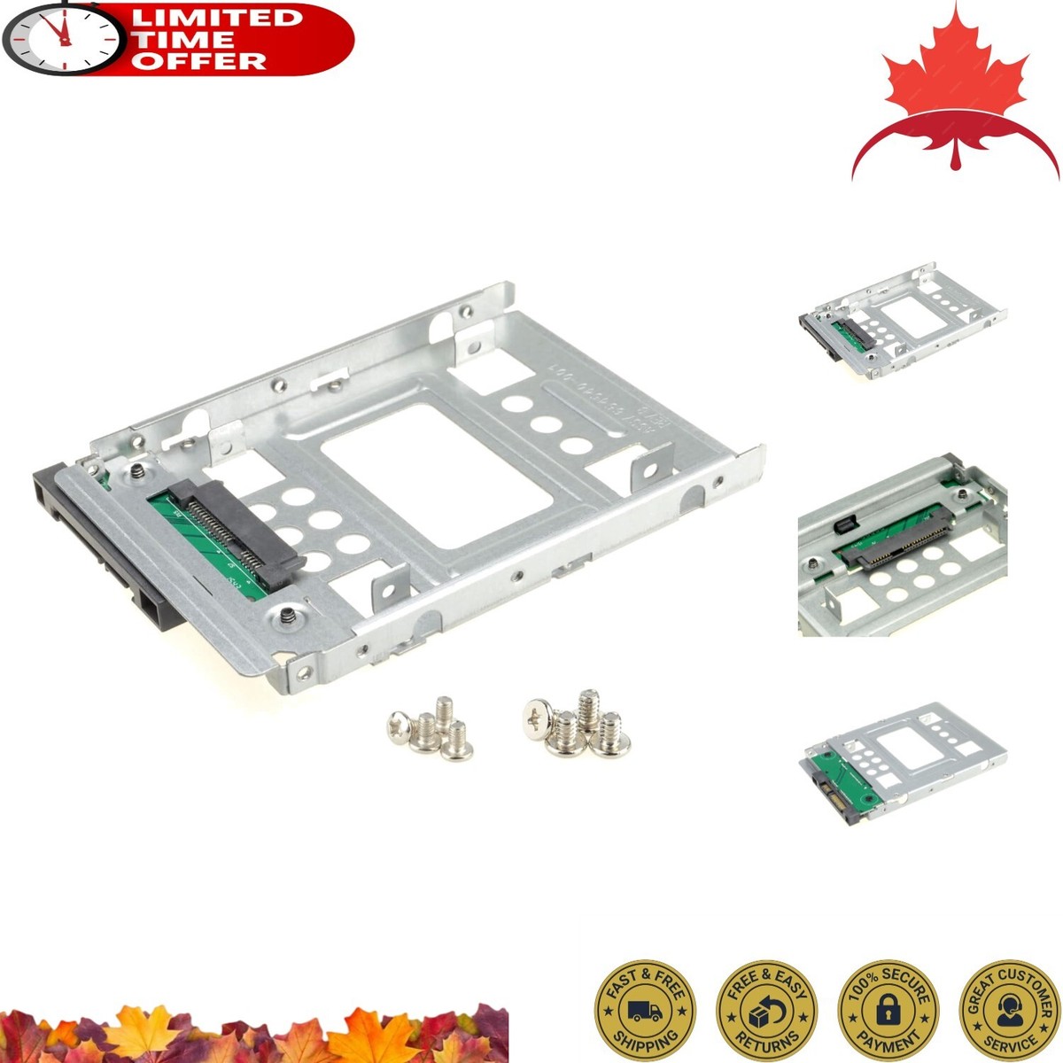 SSD to SATA Hard Drive Caddy Tray Hot Swap Plug