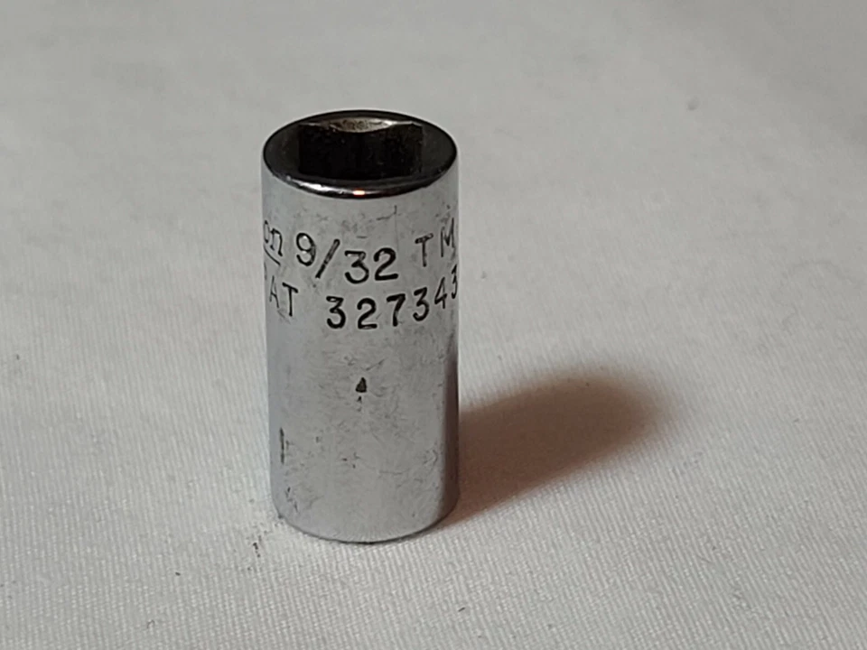 Vintage Snap On 3273430 STM9 9/32"  1/4" Square Drive Deep Socket 6 Point Tool - Image 2 of 4