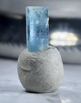 EXCEPTIONAL SUPER FINE GLASSY JEREMEJEVITE CRYSTAL PRIZED GEMSTONE!!! NAMIBIA