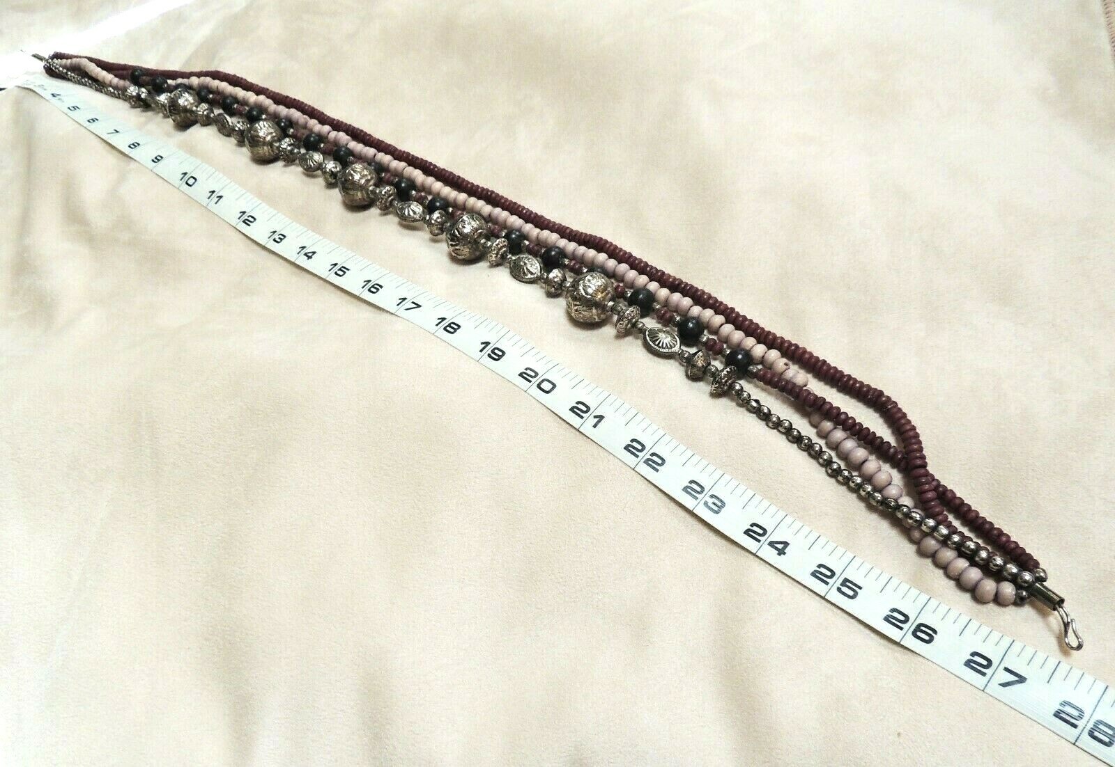 Gorgeous Multi-strand Multi-colored Handcrafted M… - image 4