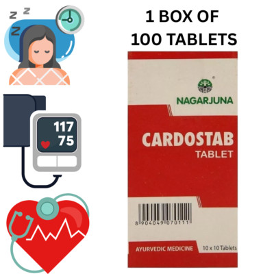 Nagarjuna Ayurveda BP Control Medicine For Blood pressure Herbal 100 Tablets