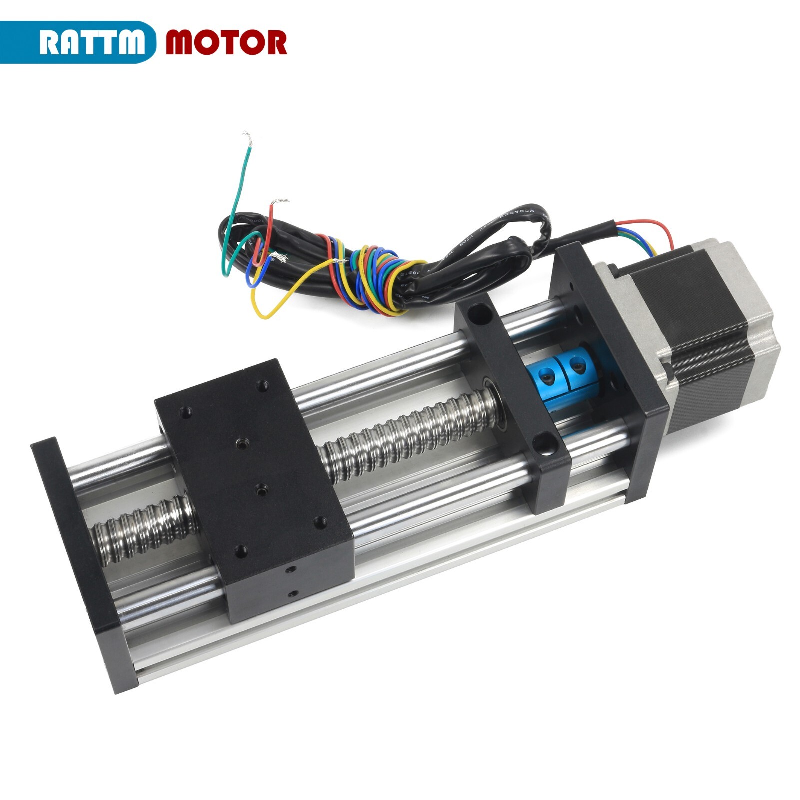 US SHIP】EBX1605 500mm /19.69" CNC Linear Stage Actuator, Double Optical Axis