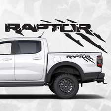 Fits Ford F150 Raptor Bedside Claw Decals - Rustic Vinyl Truck Stickers Set of 2