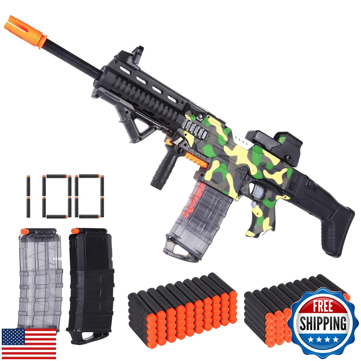 COOLFOX Electric Automatic Toy Gun for Nerf Guns Sniper Soft
