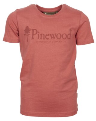 Pinewood 6445 Outdoor Life Kids T-Shirt Kinder Shirt Kurzarmshirt Pink (507)