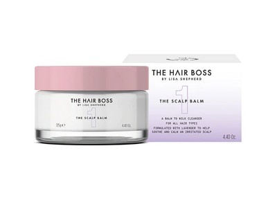 THE HAIR BOSS KOPFBALSAM, BALSAM ZU MILCHREINIGER mit einem beruhigenden Lavendelöl 125g