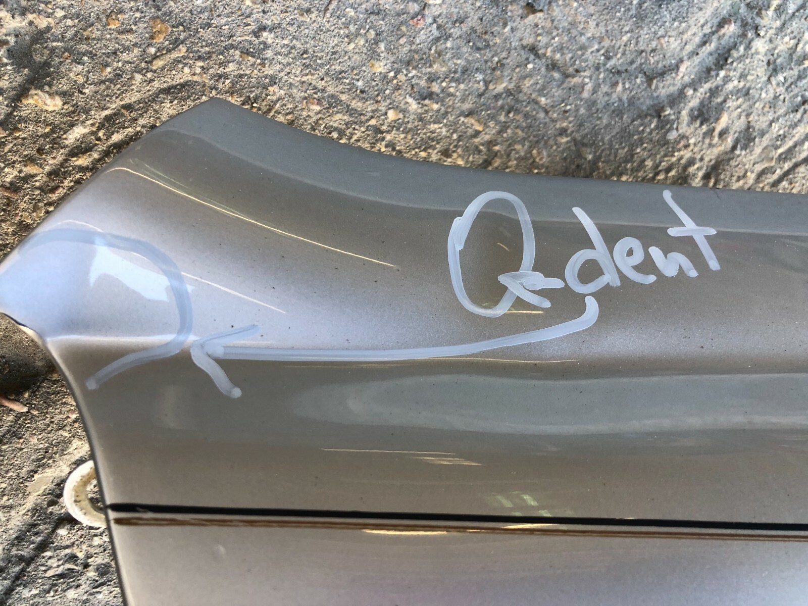 2007 Maserati Quattroporte M139 FRONT RIGHT FENDER WING Silver OEM