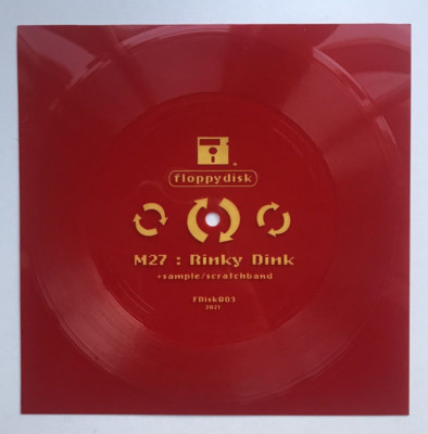 M27    Floppy Disk 003 - 7'' Flexi-Disc Vinyl 2021 JUNGLE / DnB / BREAKBEAT /HOUSE