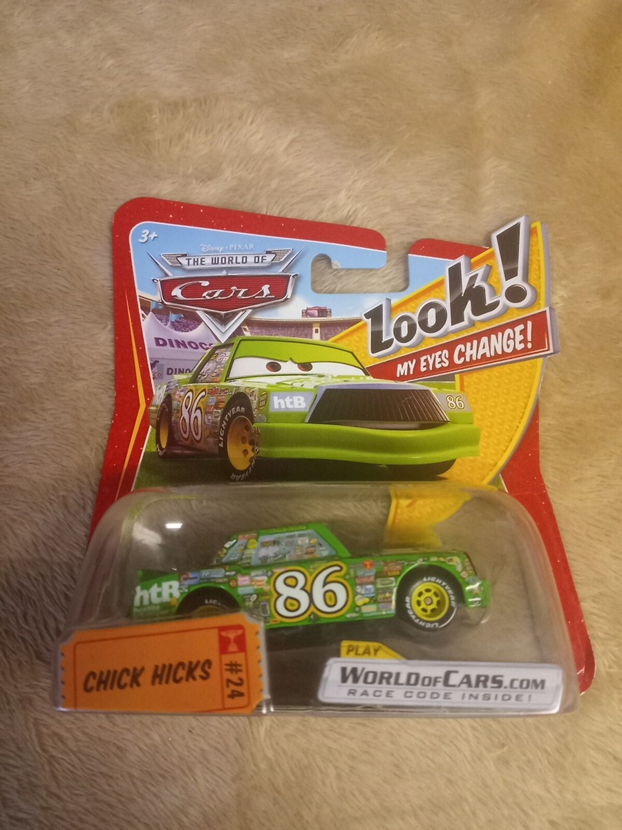 Disney Pixar The World of Cars CHICK HICKS Lenticular Eyes Change