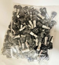 Usa Lot 100 Rubber Valve Stems With Chrome Sleeves Chrome Caps Dub
