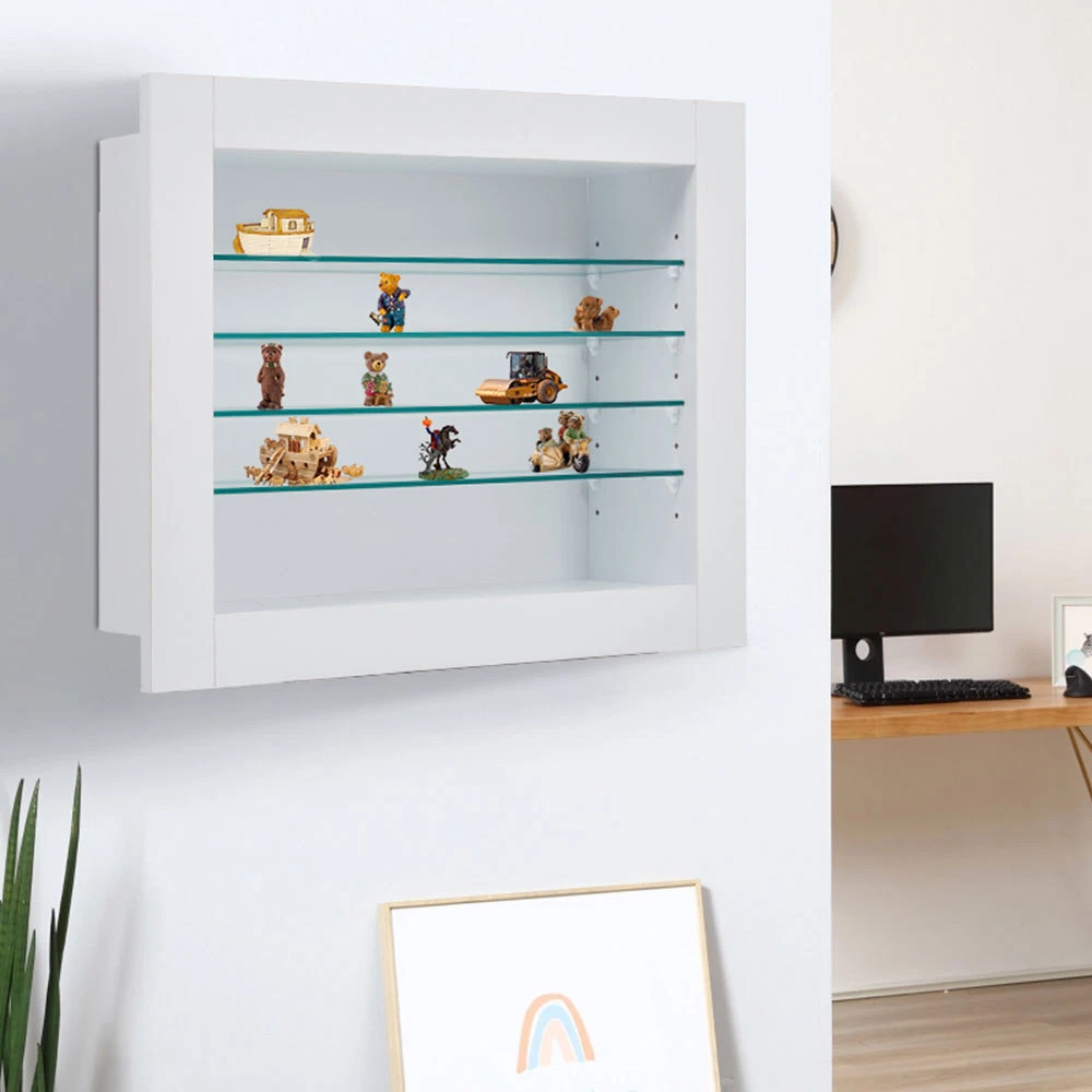 Recessed display cabinet deals
