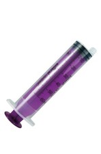 Syringe 60ml Purple Enteral Single Use - Pack of 10
