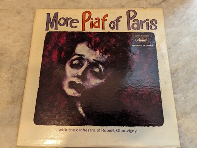 Edith Piaf   More Piaf Of Paris (T 10283) RARE 1961 MONO OP CLASSIC! - EX!