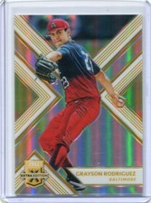 2018 Elite Extra Edition Opti-Chrome Gold Prizm Refractor Grayson Rodriguez 8/10