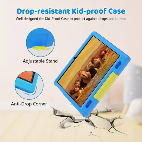 AEEZO Kinder Tablet 10,1" Android 13 Tablets 6Gb + 64GB mit Stoßfest für 3-12 - Bild 8 von 15