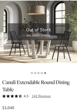 Canali Extendable Round Dining