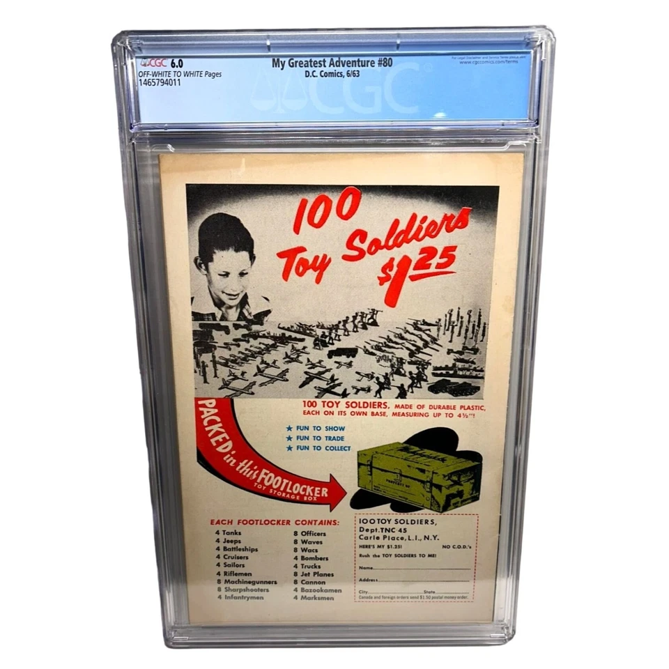 My Greatest Adventure #80 (DC Comics, 1963) CGC 6.0 1st App. of Doom Patrol - Image 2 of 2