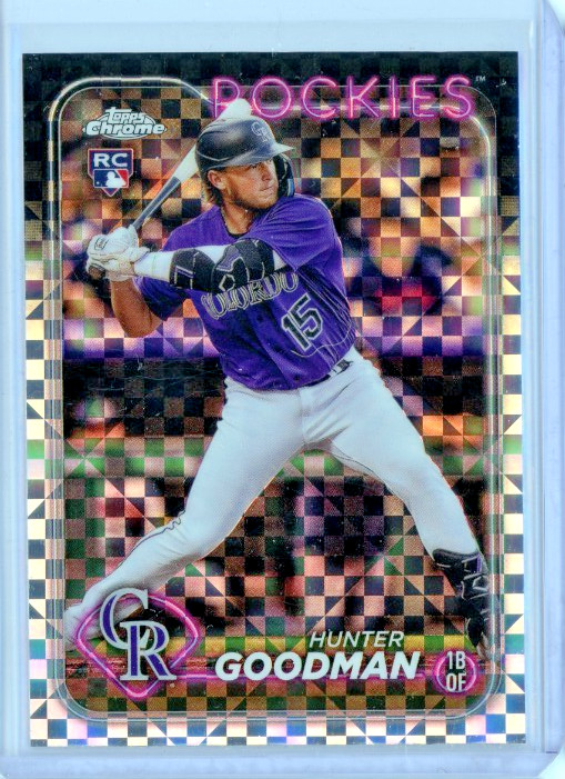 2024 Topps Chrome Hunter Goodman Rookie X-Fractor # 99